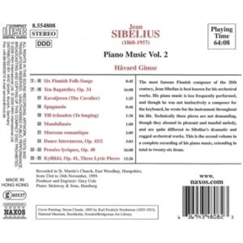 Naxos Sibelius: Piano Music Vol.2