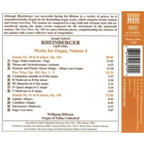 Naxos Rheinberger: Organ Works,Vol.4