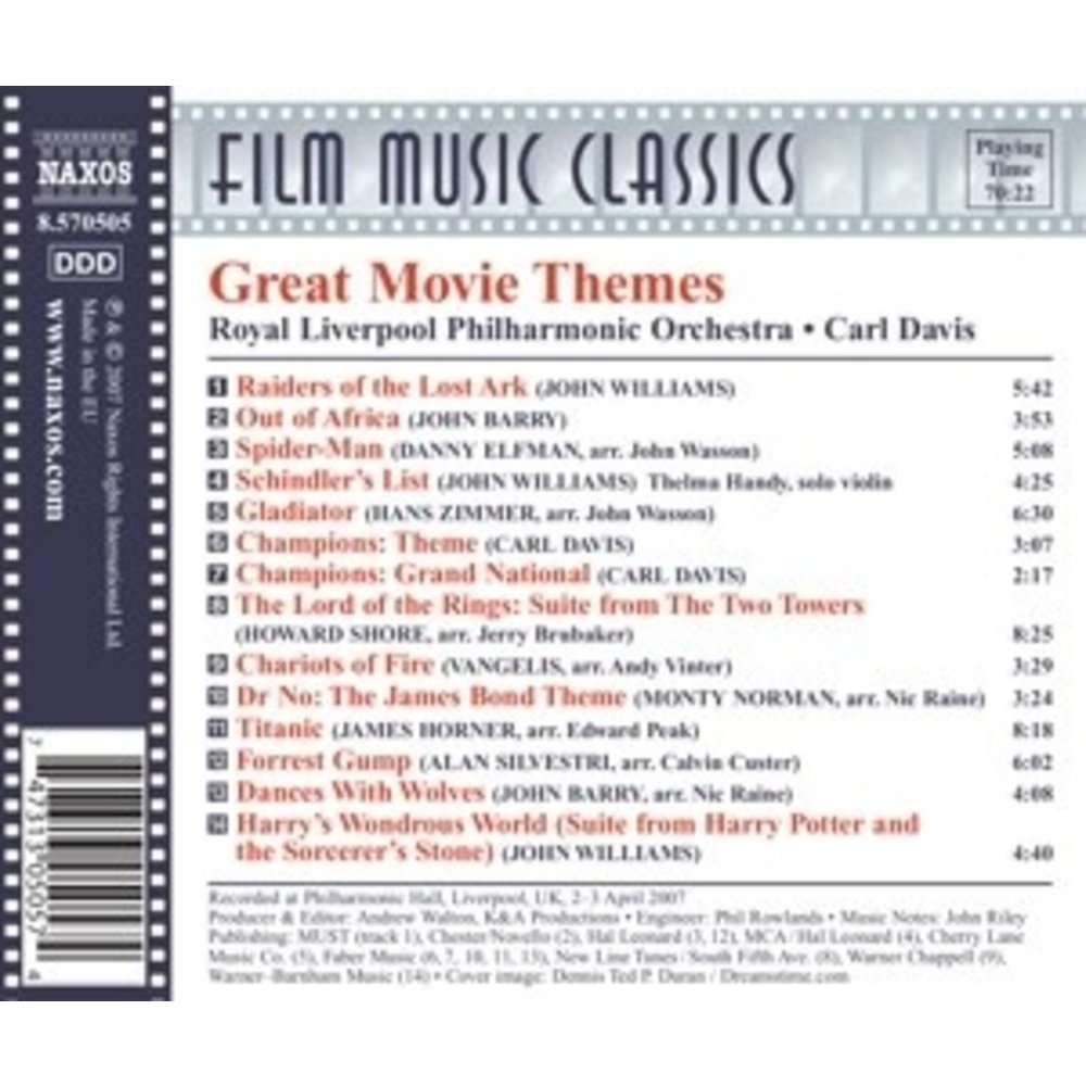 Naxos Great Movie Themes