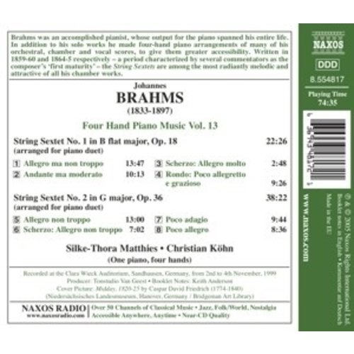 Naxos Brahms: Four-Hand Piano Music,