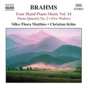 Naxos Brahms:four-Hand Piano Music14