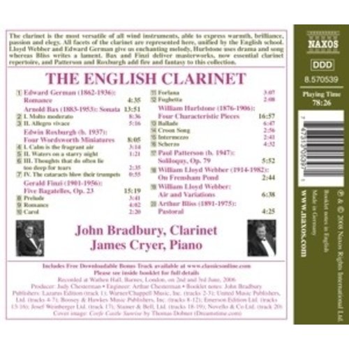 Naxos The English Clarinet