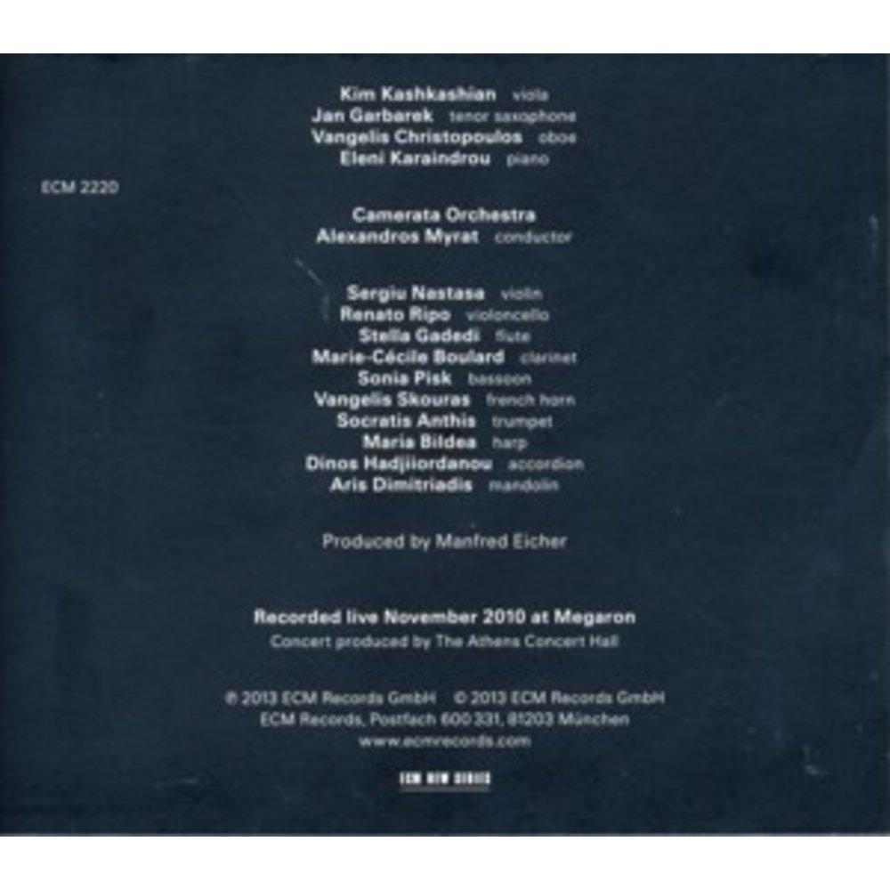 ECM New Series Eleni Karaindrou: Concert In Athens