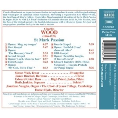 Naxos Wood: St. Mark Passion