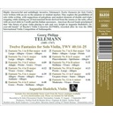 Naxos Telemann: Twelve Fantasies Naxos Telemann: Twelve Fantasies