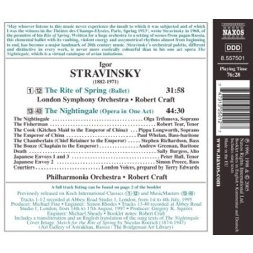 Naxos Stravinsky: The Rite Of Spring