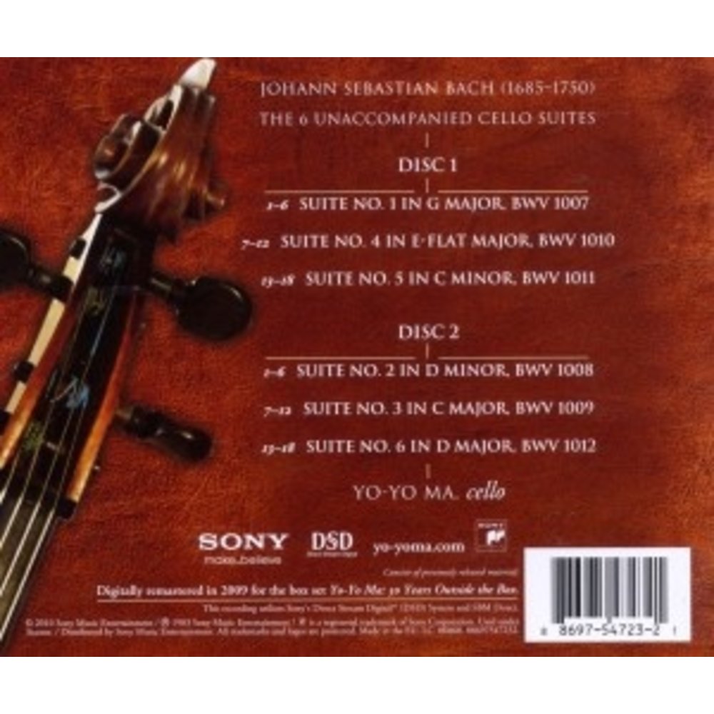 Sony Classical Bach: Unaccompanied Cello Suites