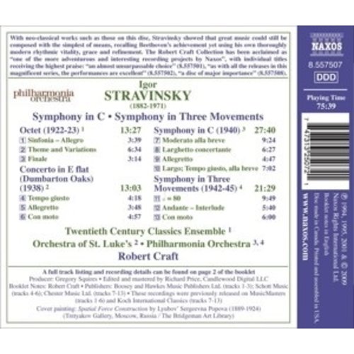 Naxos Stravinsky: Symphonies In C