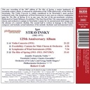 Naxos Stravinsky: Violin Concerto Vol. 8