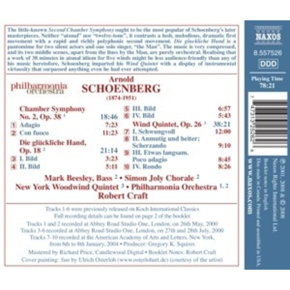Naxos Schoenberg: Chamber Symph. 2