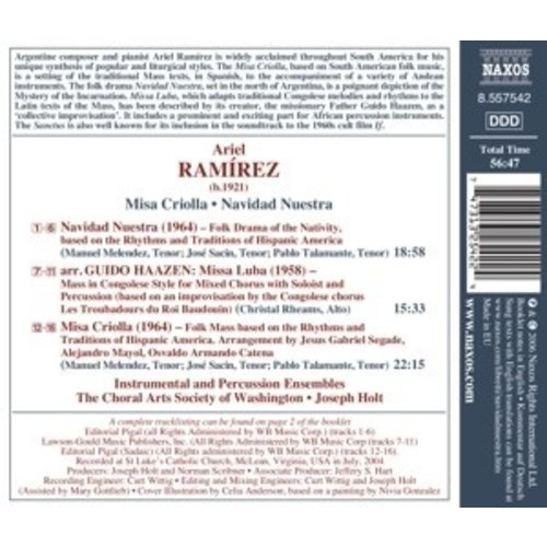 Naxos Ramirez: Missa Criolla / Navid