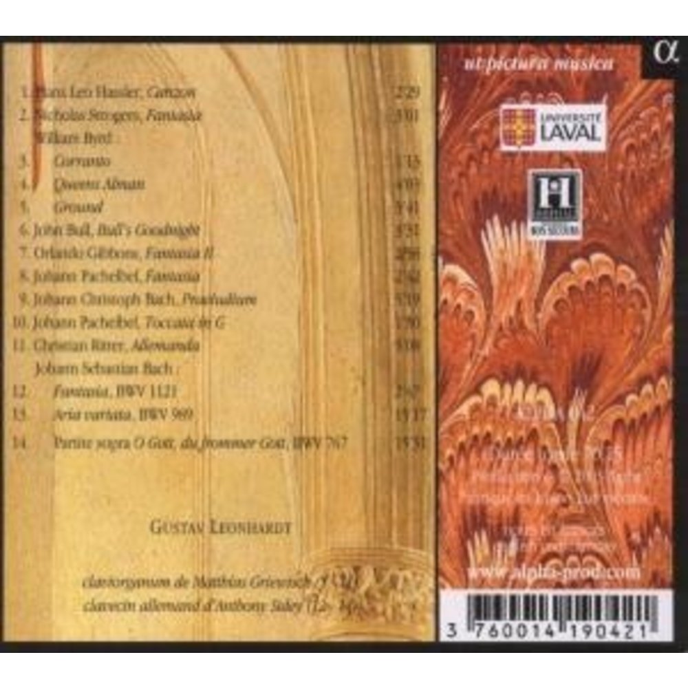 ALPHA Pieces Pour Clavecin Et Claviorganum