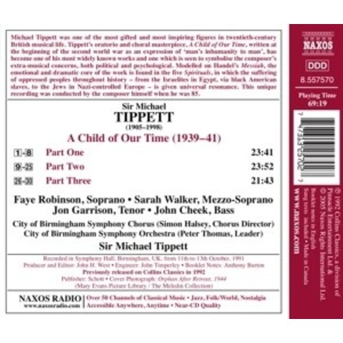 Naxos Tippett: A Child Of Our Time