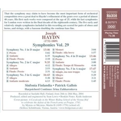 Naxos Haydn: Symphonies Nos.1-5
