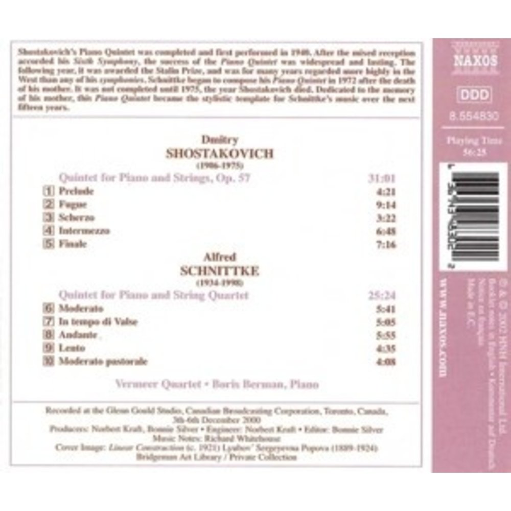 Naxos Shostakovich.schnittke:piano Q