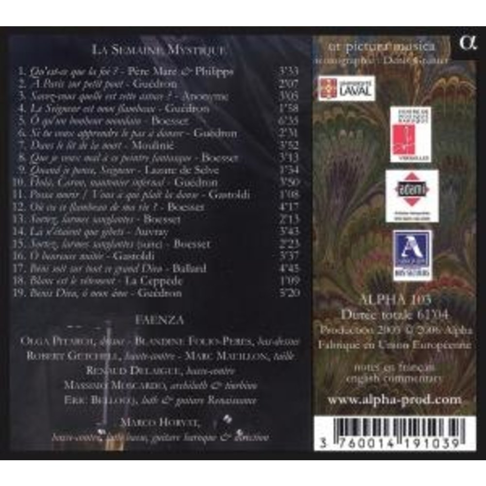ALPHA La Semaine Mystique-Chants De Devotion Du Regne De
