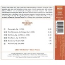 Naxos Webern: Orchestral Music Naxos Webern: Orchestral Music