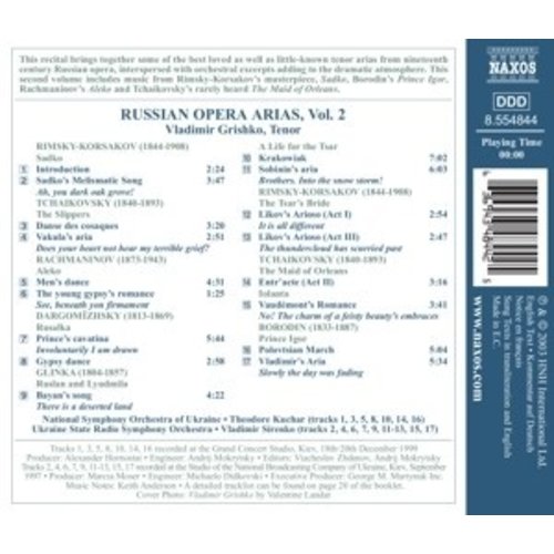 Naxos Russian Opera Arias,Vol.2