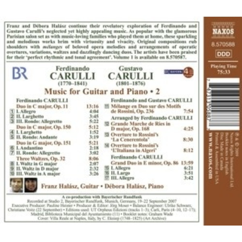 Naxos Carulli: Music For Guitar 2