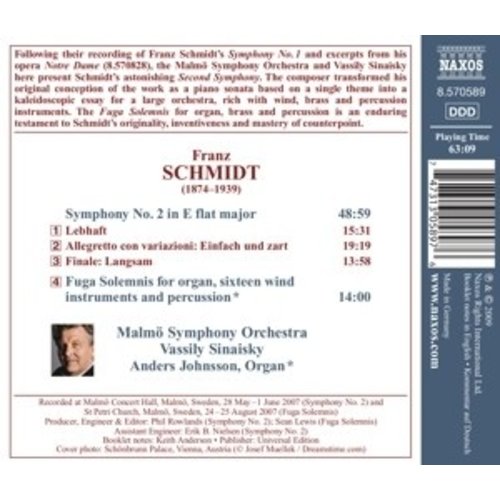 Naxos Schmidt: Symphony No.2