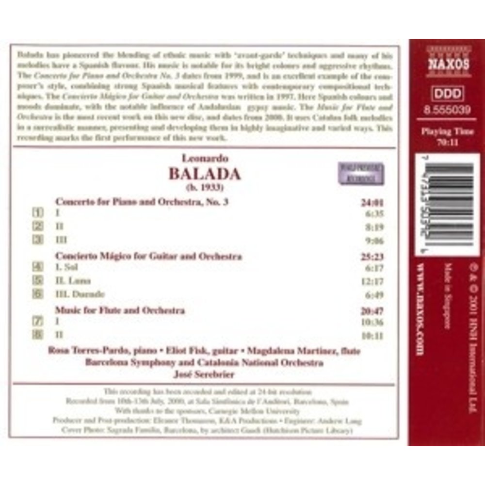 Naxos Balada: Concierto Magico