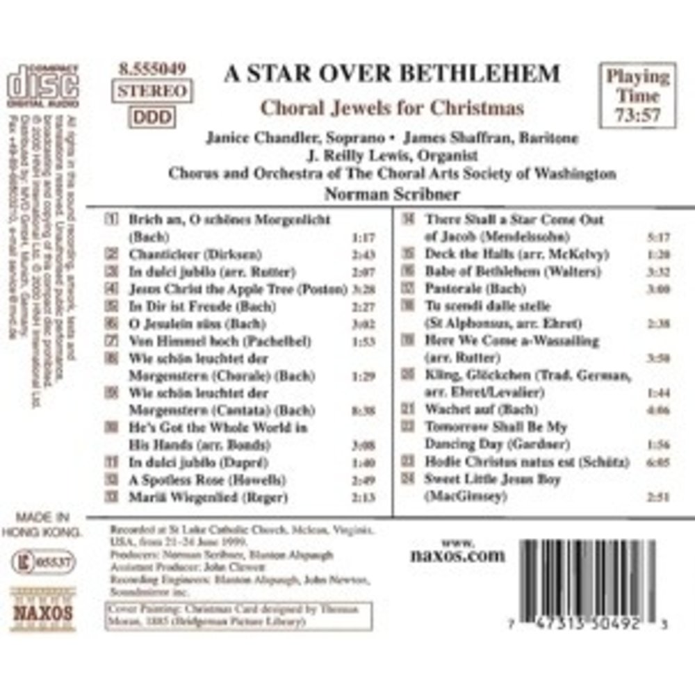 Naxos A Star Over Bethlehem