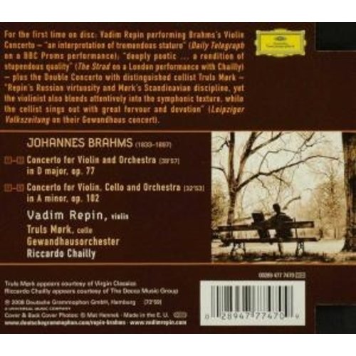 Deutsche Grammophon Brahms: Violin Concerto; Double Concerto