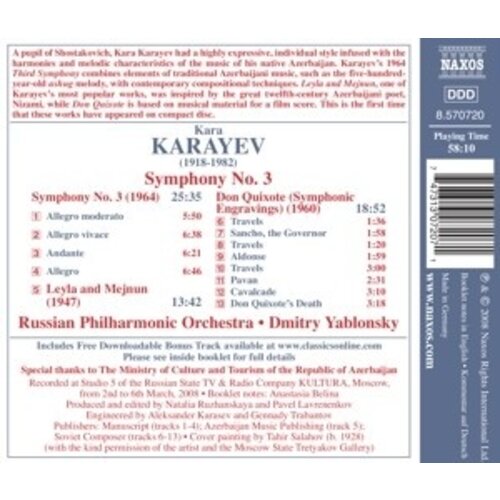 Naxos Karayev: Symphony No.3