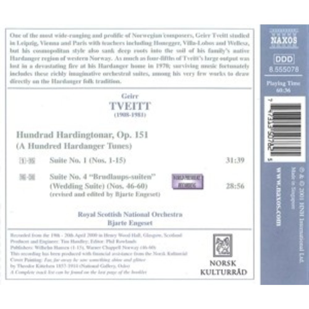 Naxos Tveitt: Suites Nos.1 & 4