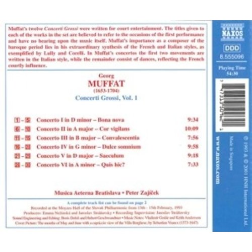 Naxos Muffat: Concerti Grossi,Vol.1