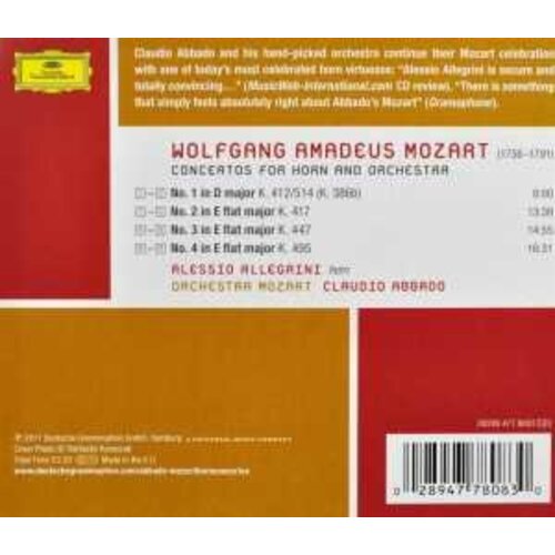 Deutsche Grammophon Mozart: Horn Concertos