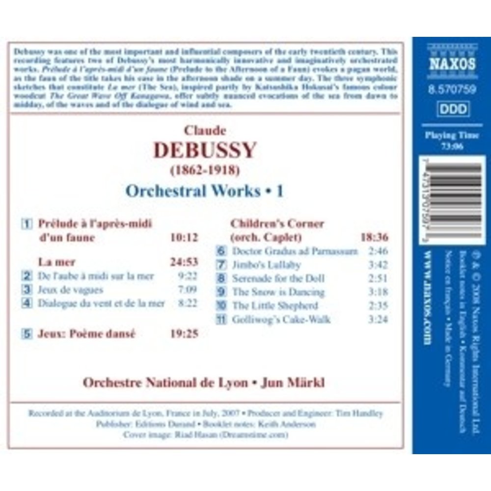 Naxos Debussy: La Mer, Prelude