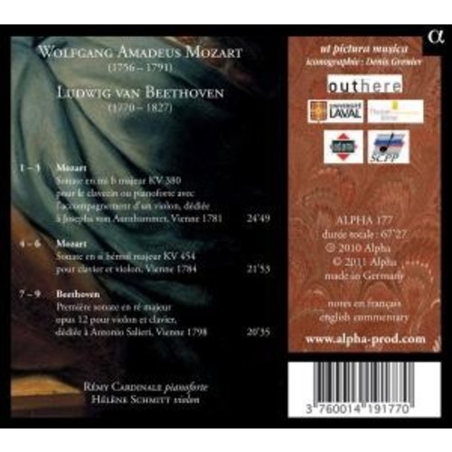 ALPHA Sonates Pour Pianoforte & Violon