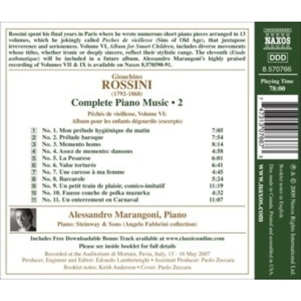 Naxos Rossini: Compl. Piano Music 2