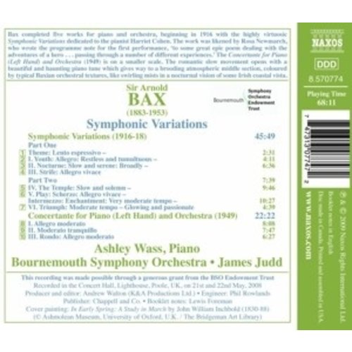 Naxos Bax: Symphonic Variations