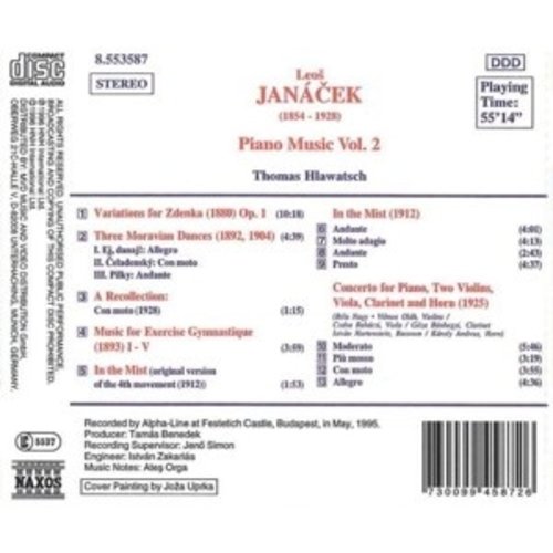 Naxos Janacek: Piano Music Vol.2