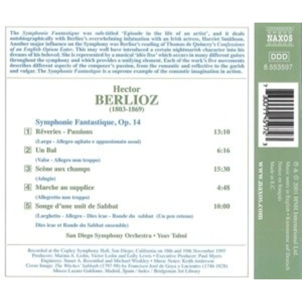 Naxos Berlioz: Symphonie Fantastique