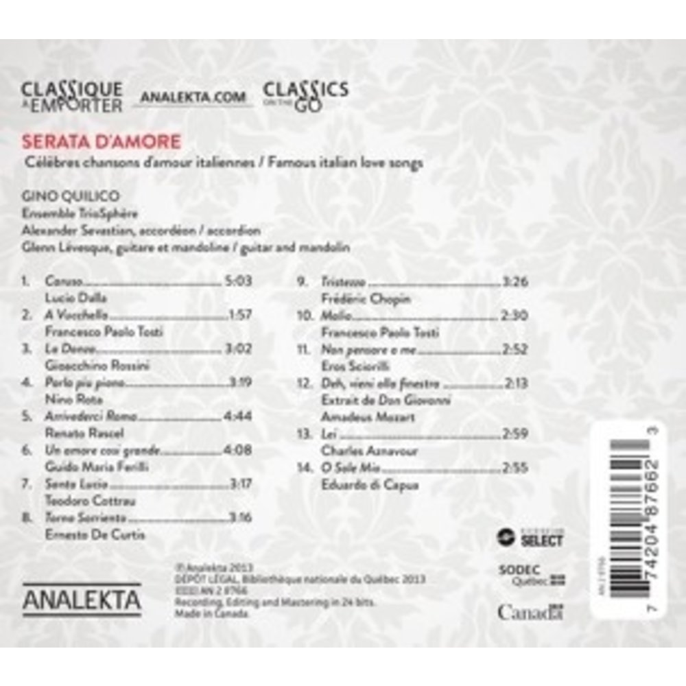 Quilico: Serata D Amore