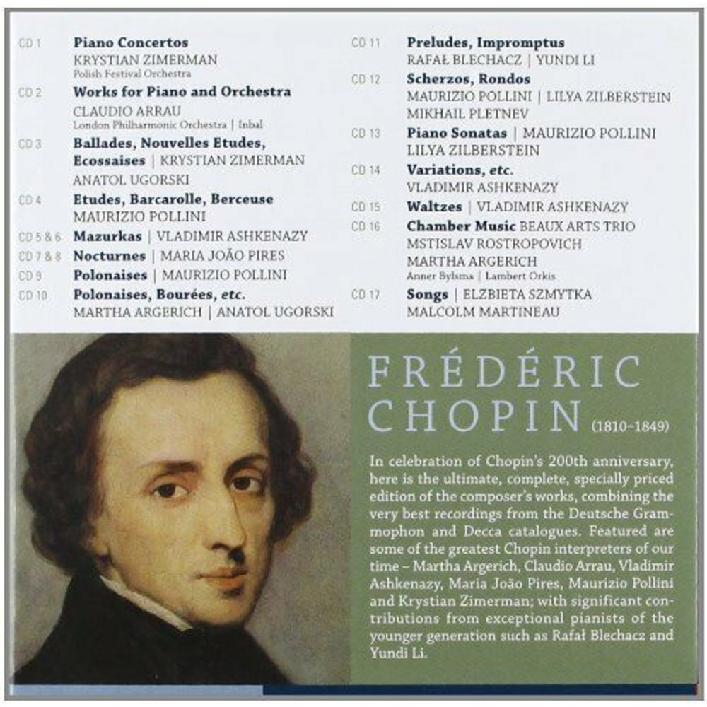 Deutsche Grammophon Chopin Complete Edition