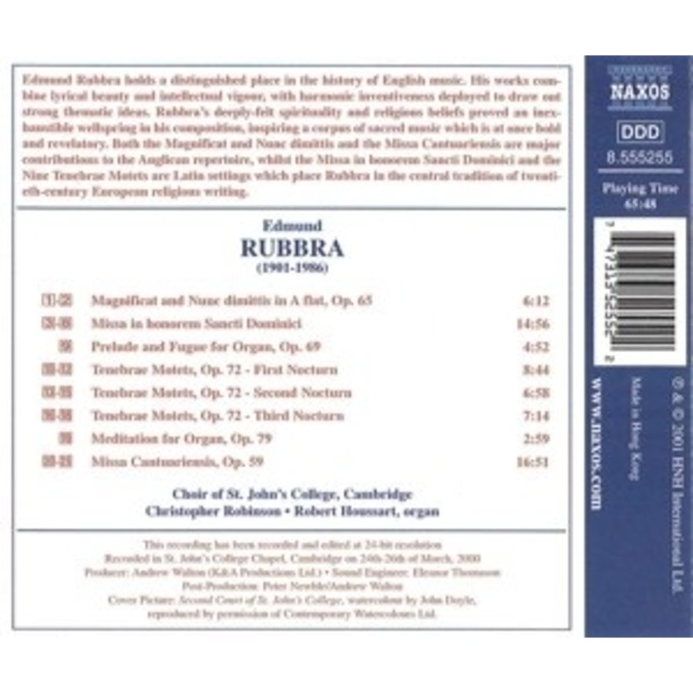 Naxos Rubbra: Choral Music