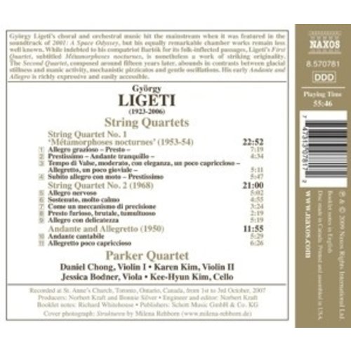 Naxos Ligeti: String Quartets