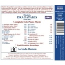 Naxos Dragatakis: Solo Piano Music