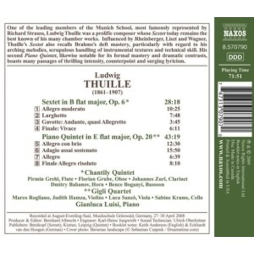 Naxos Thuille: Sextet / Piano Quintet