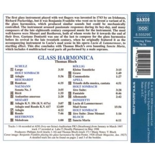 Naxos Music For Glass Harmonica