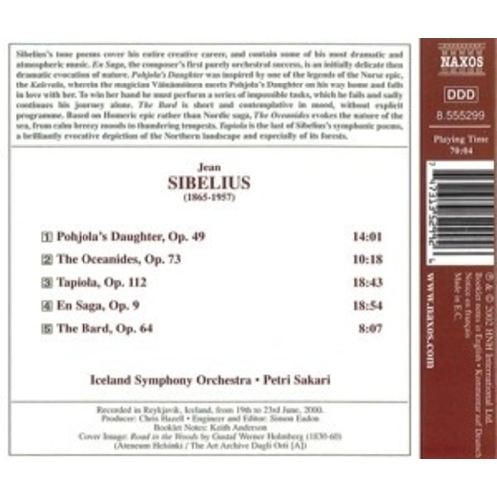 Naxos Sibelius: Tone Poems