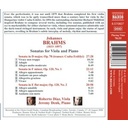 Naxos Brahms: Sonatas For Viola Naxos Brahms: Sonatas For Viola