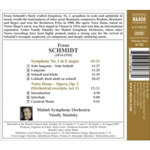 Naxos Schmidt: Symphony No.1