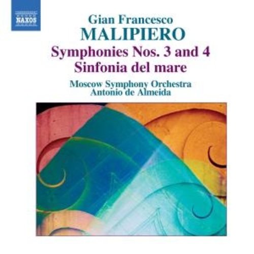 Naxos Malipiero: Symphonies 3 & 4