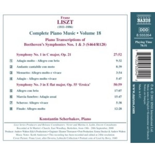 Naxos Liszt:  Piano Music Vol.18