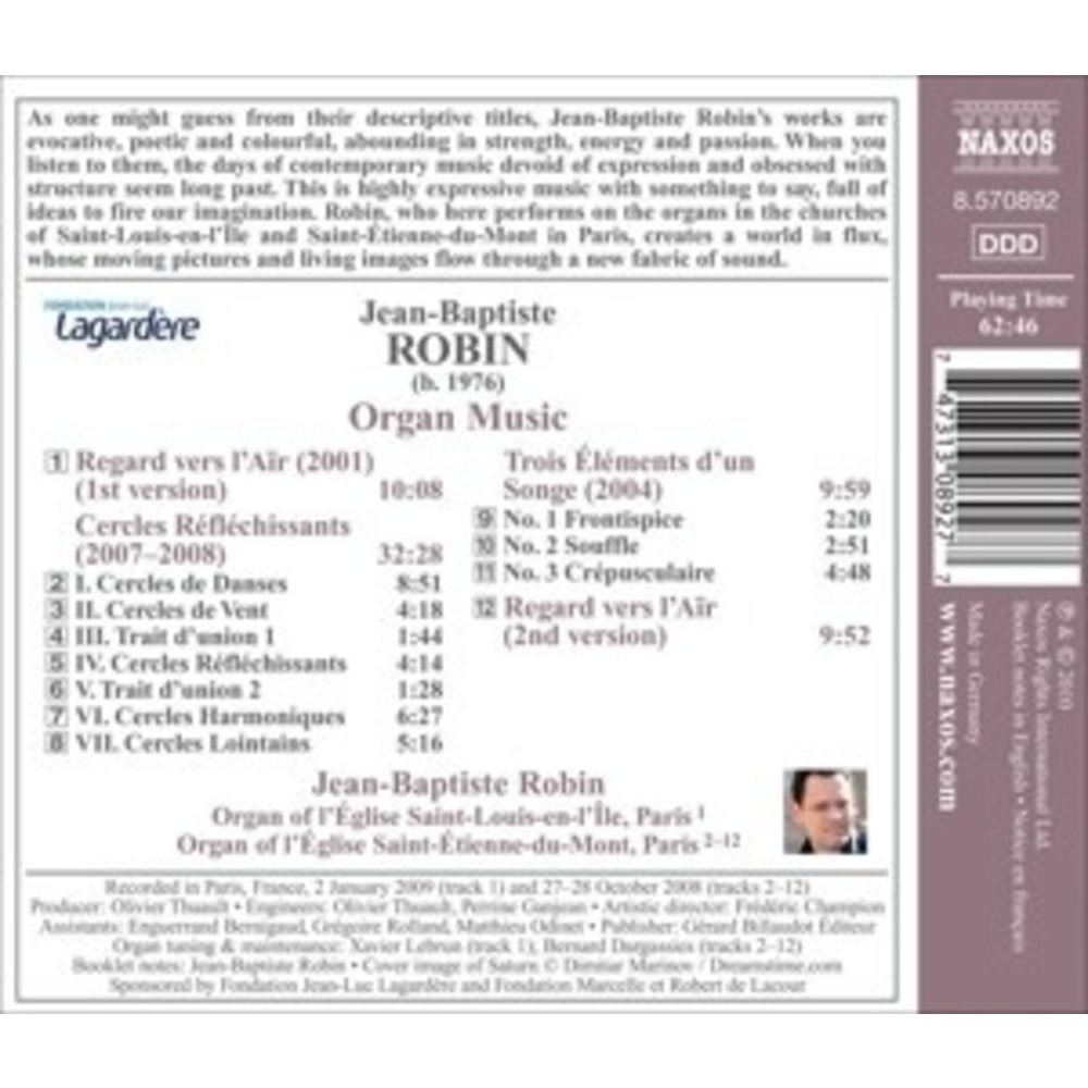 Naxos Robin: Cercles Reflechissants